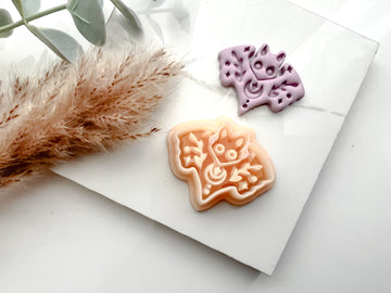 Halloween Boho Bat Shaped Polymer Clay Cutter • Clay Cutter